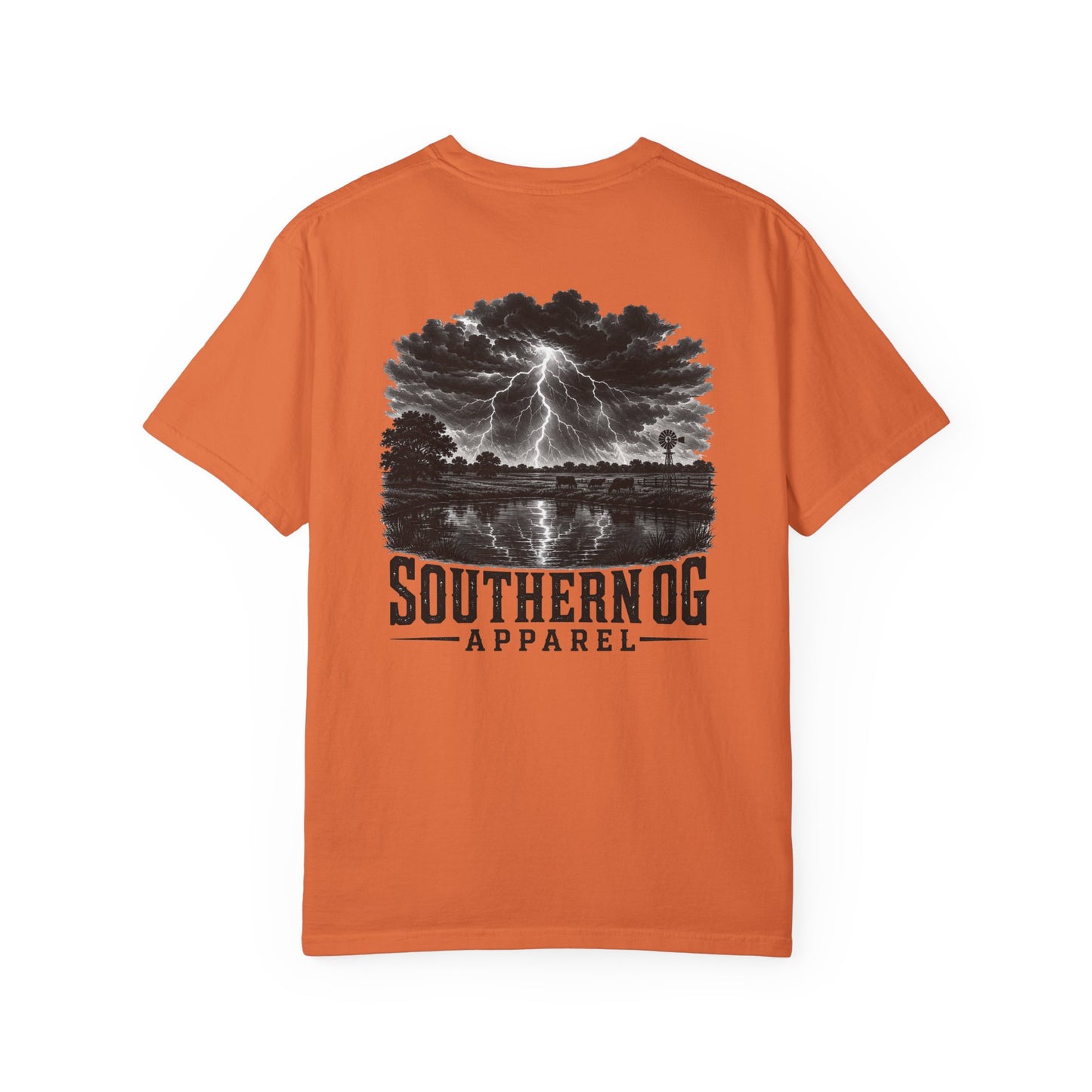 Southern OG Lightning T-Shirt — Storm Scene Graphic Tee