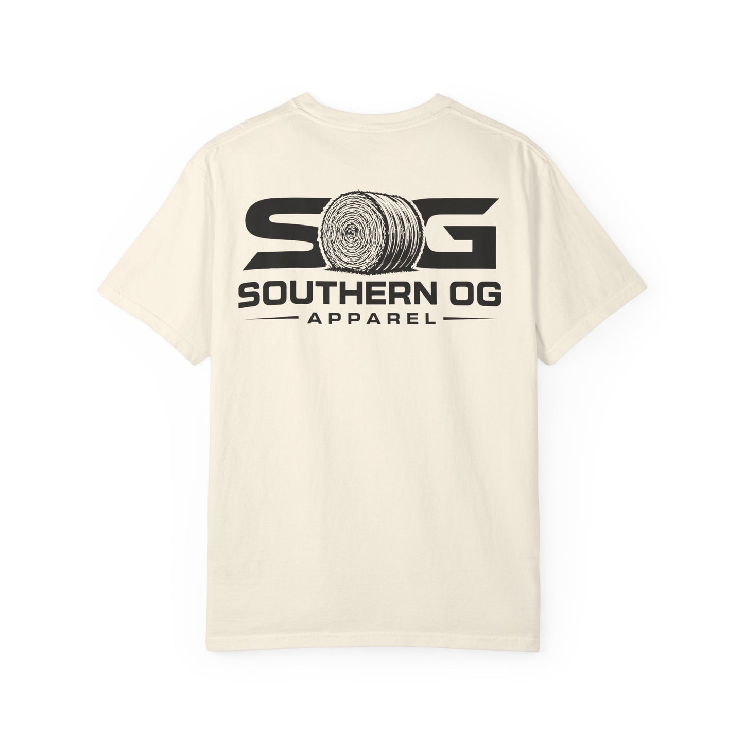Southern OG T-Shirt — Logo Tee with Hay Bale Graphic