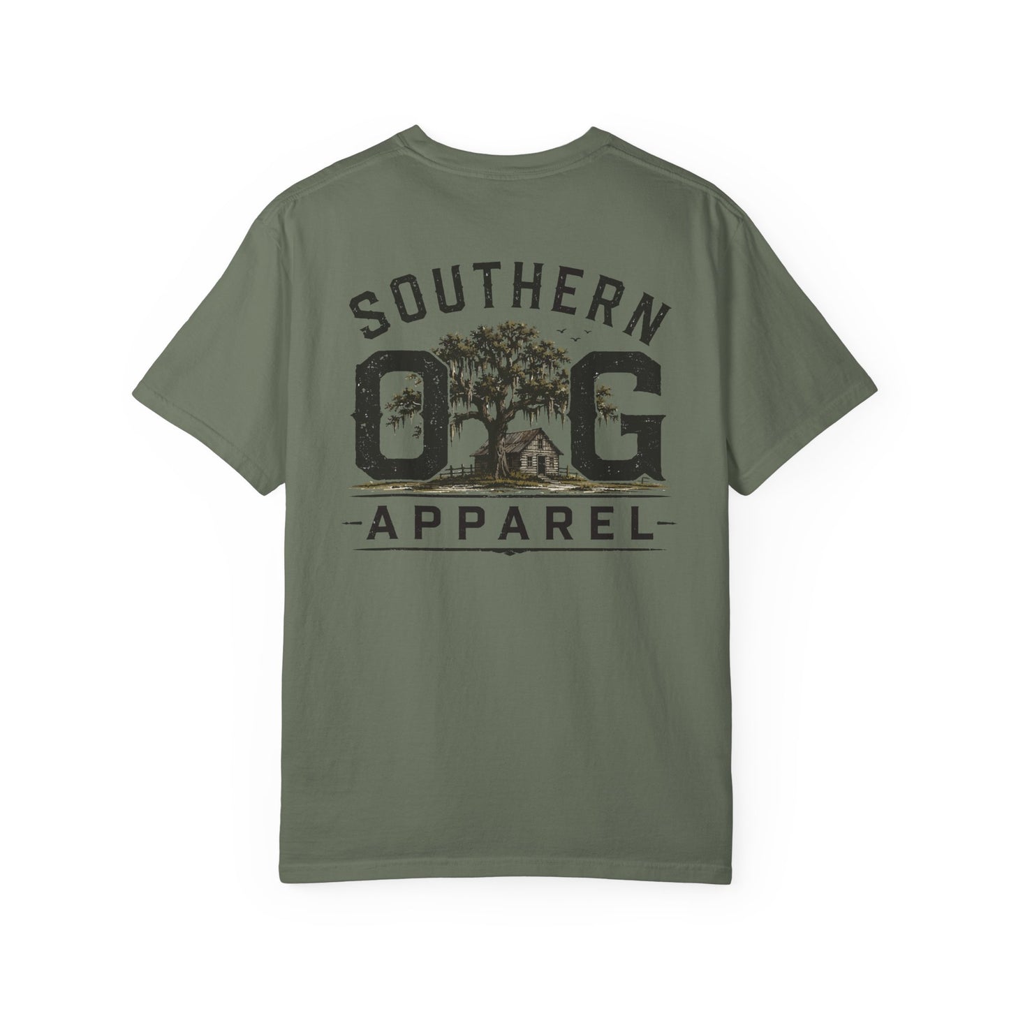 Southern OG Apparel T-Shirt — Vintage Southern Tree & Cabin Tee