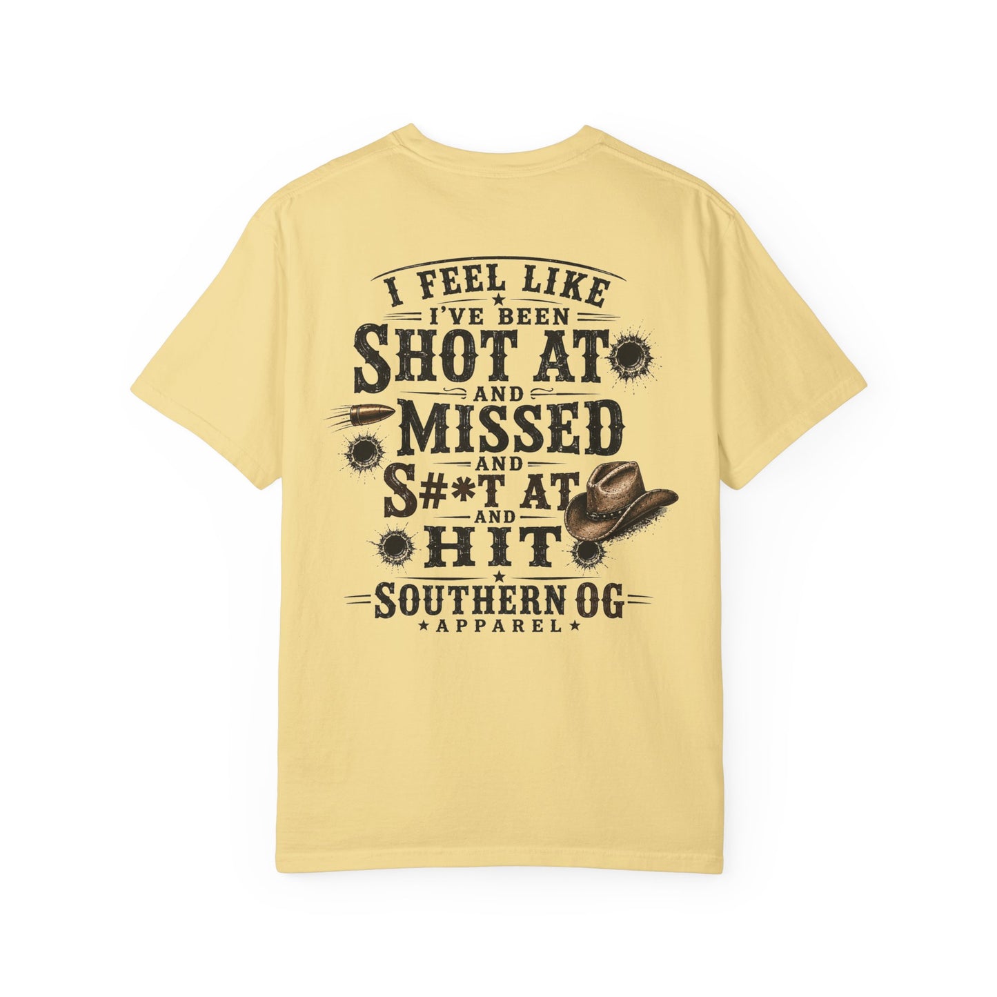 Shot At and Missed Graphic T-Shirt — Southern OG Western Cowboy Tee