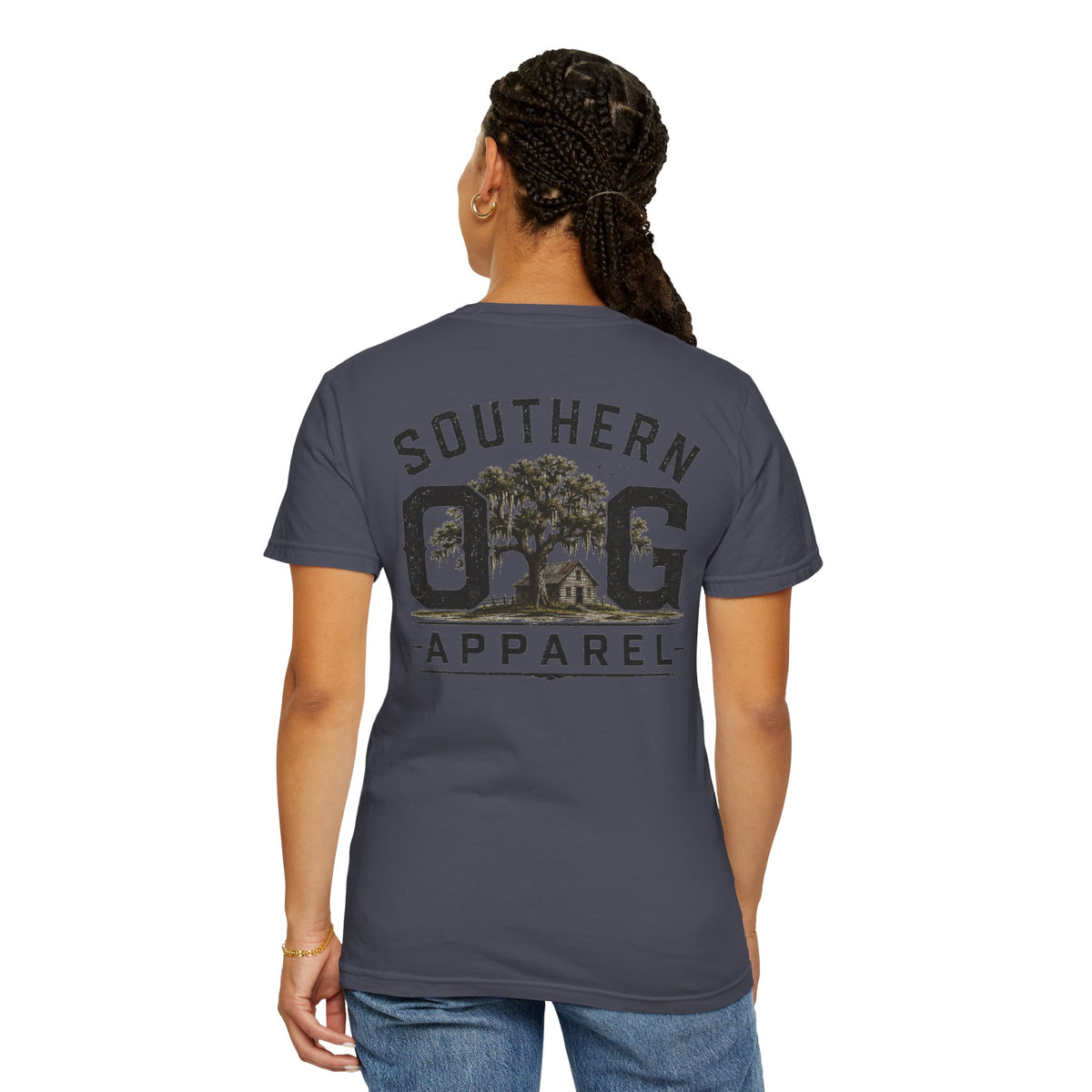 Southern OG Apparel T-Shirt — Vintage Southern Tree & Cabin Tee