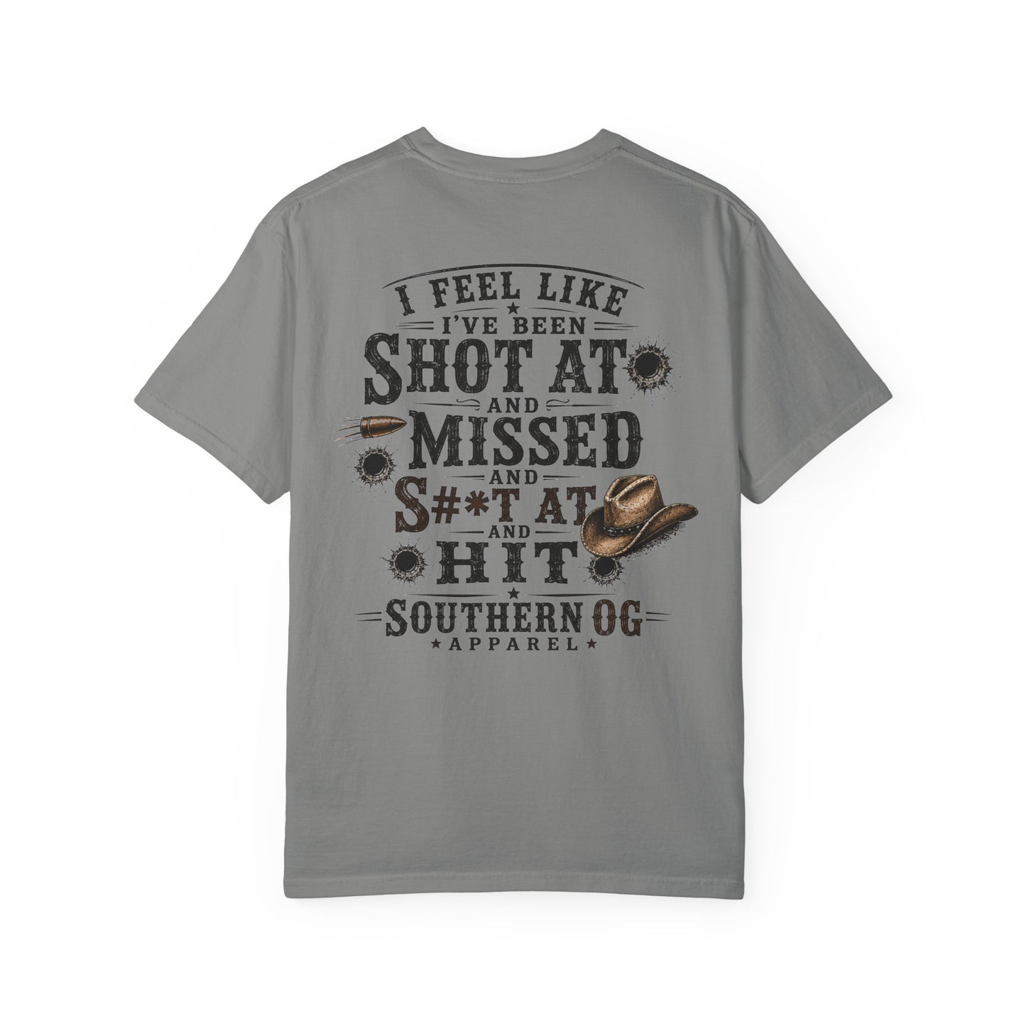 Shot At and Missed Graphic T-Shirt — Southern OG Western Cowboy Tee