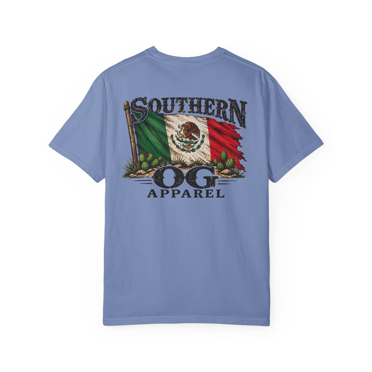 Southern OG Apparel T‑Shirt — Mexican Flag Graphic Tee
