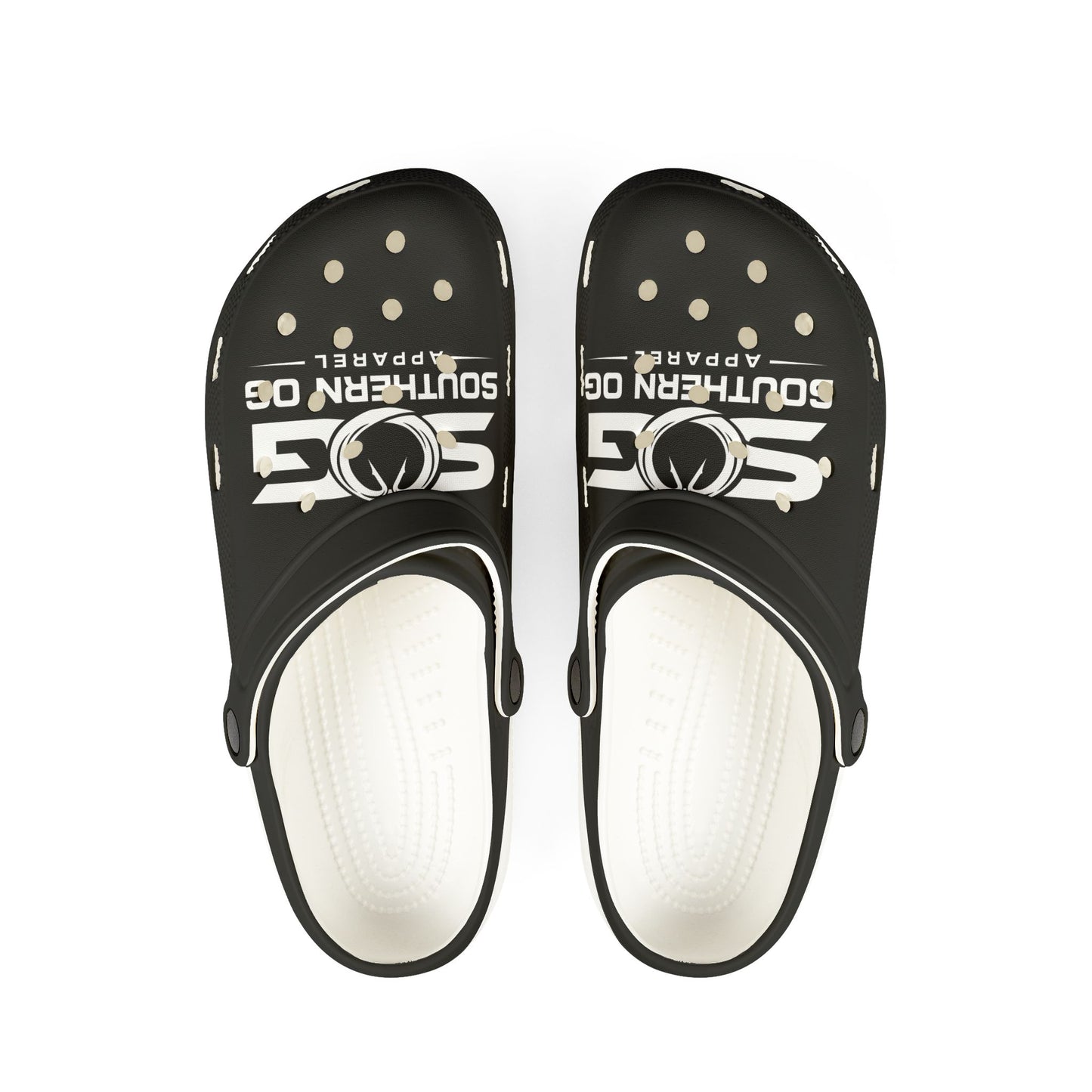 Southern OG Logo EVA Foam Clogs — Black Comfort Shoes