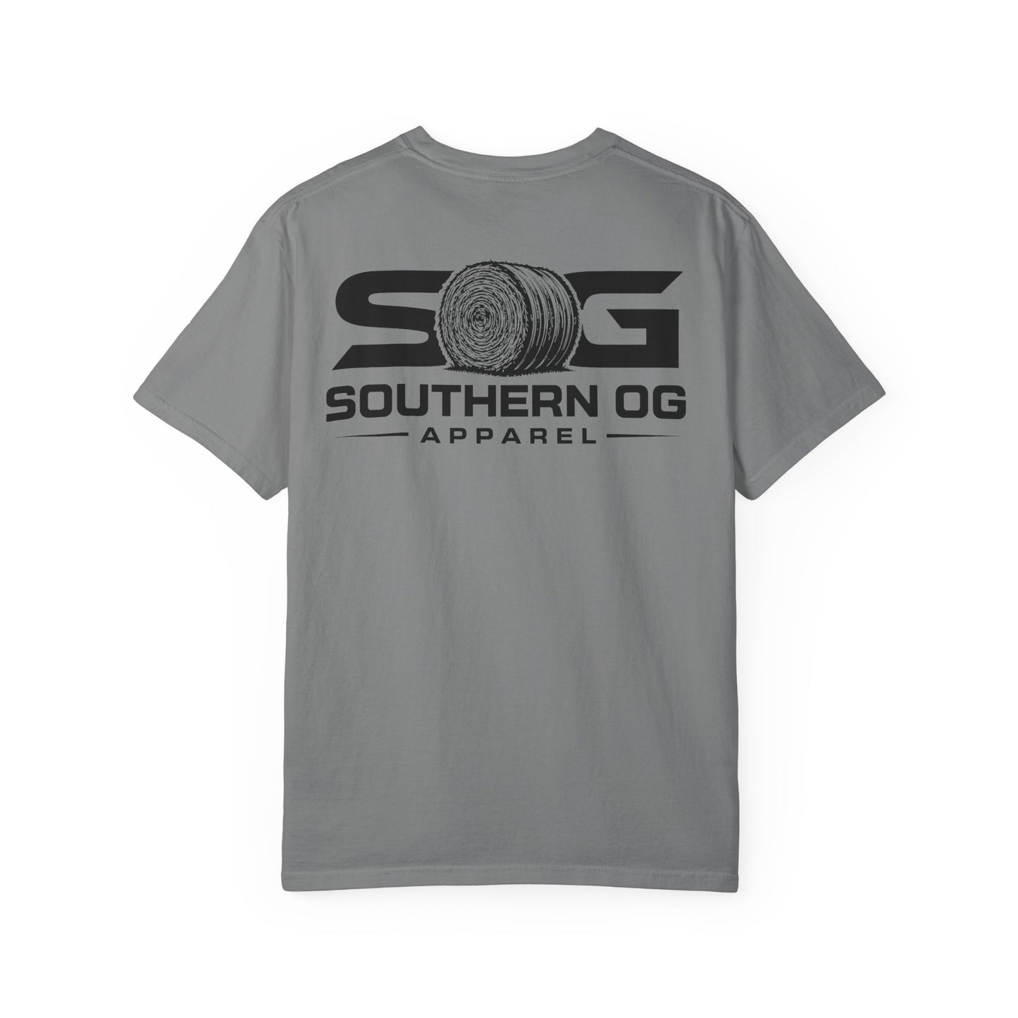 Southern OG T-Shirt — Logo Tee with Hay Bale Graphic