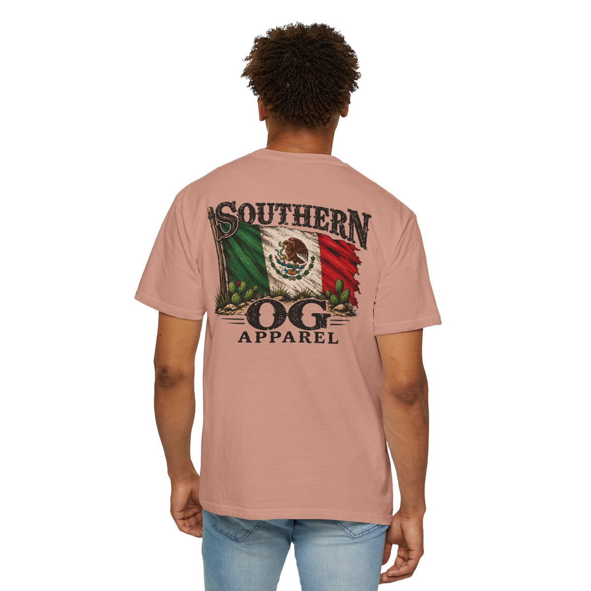Southern OG Apparel T‑Shirt — Mexican Flag Graphic Tee