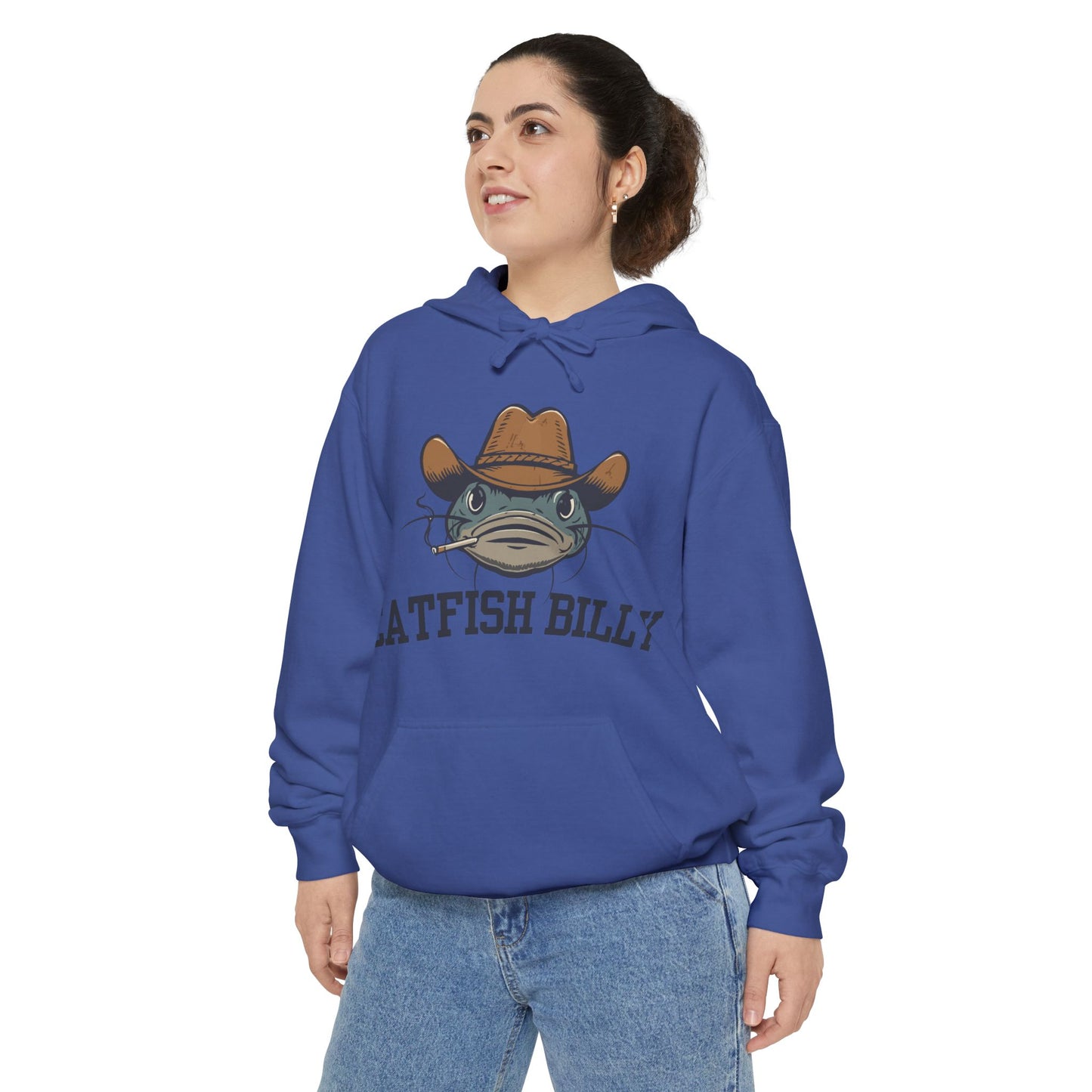 Catfish Billy Hoodie — Southern OG Fishing Graphic Pullover