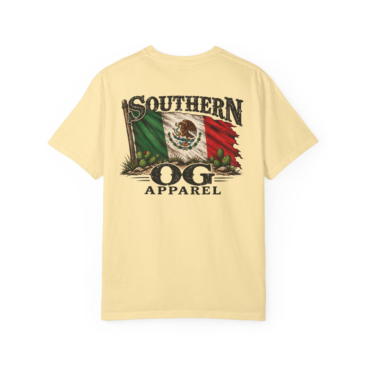 Southern OG Apparel T‑Shirt — Mexican Flag Graphic Tee