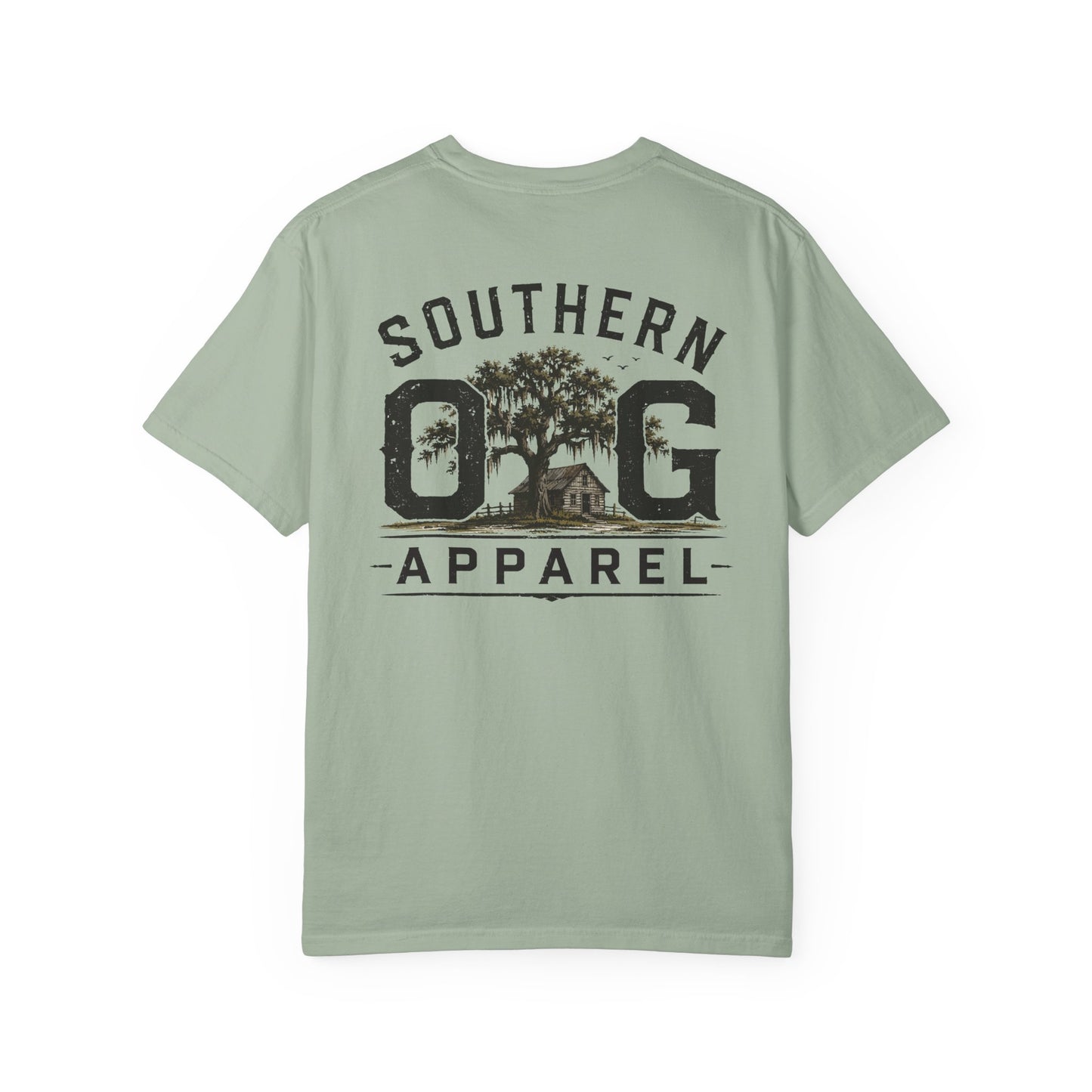 Southern OG Apparel T-Shirt — Vintage Southern Tree & Cabin Tee