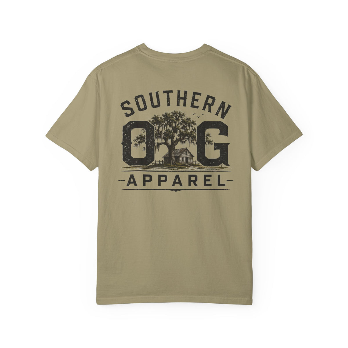 Southern OG Apparel T-Shirt — Vintage Southern Tree & Cabin Tee