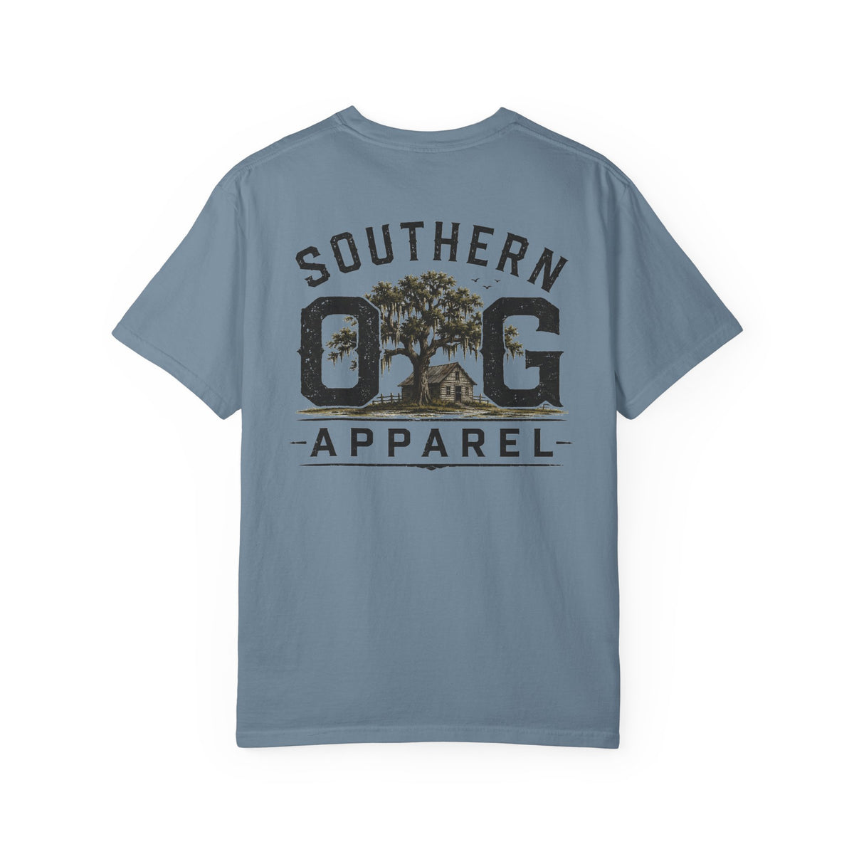 Southern OG Apparel T-Shirt — Vintage Southern Tree & Cabin Tee
