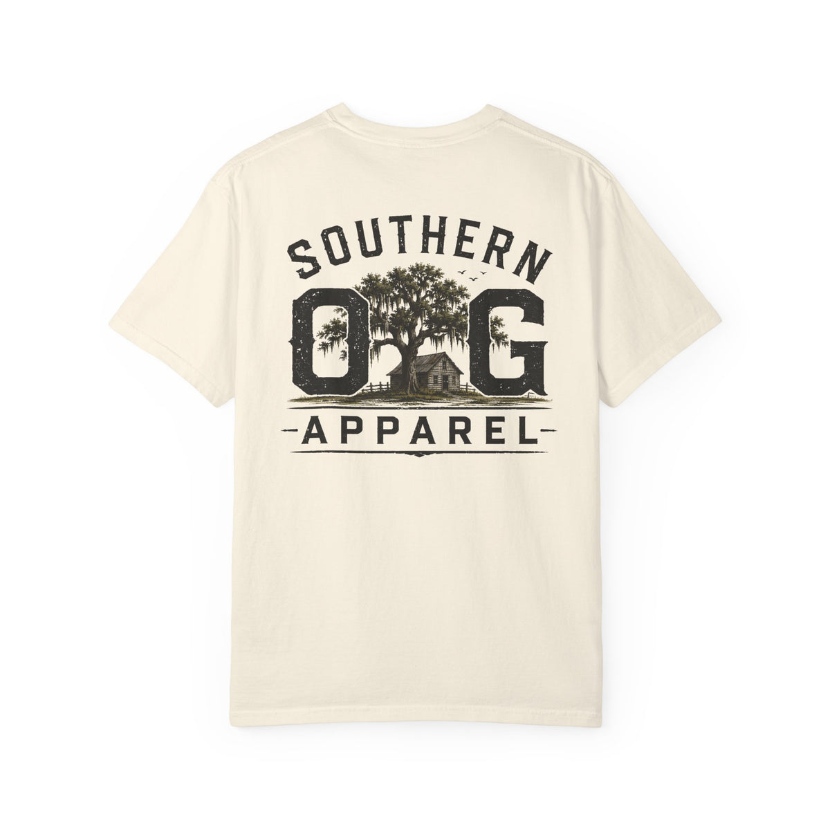 Southern OG Apparel T-Shirt — Vintage Southern Tree & Cabin Tee
