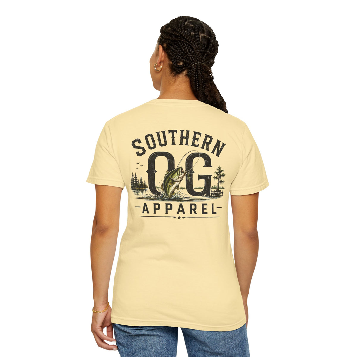 Southern OG Fishing T-Shirt — Bass Graphic Tee