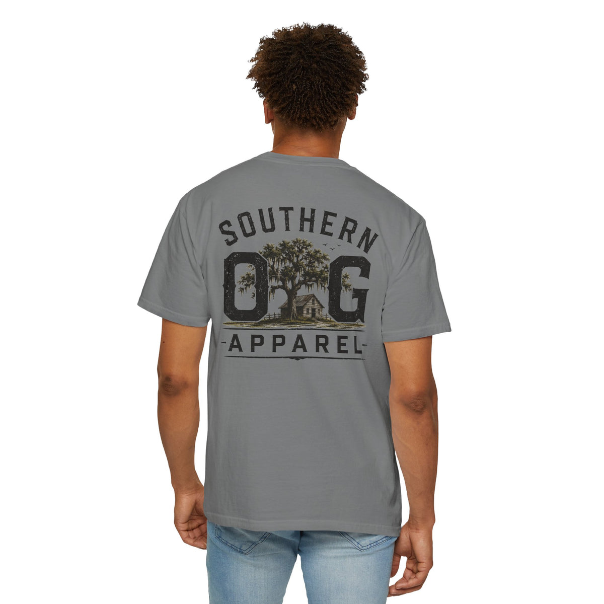 Southern OG Apparel T-Shirt — Vintage Southern Tree & Cabin Tee