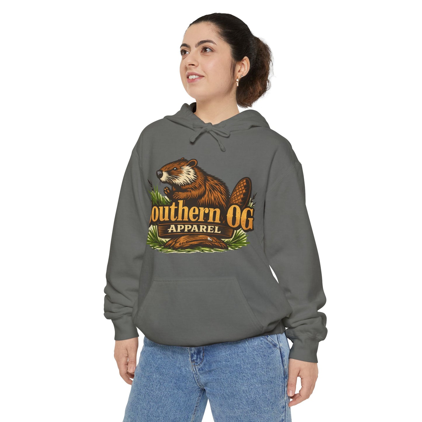 Southern OG Apparel Beaver Hoodie — Vintage Outdoor Logo Sweatshirt