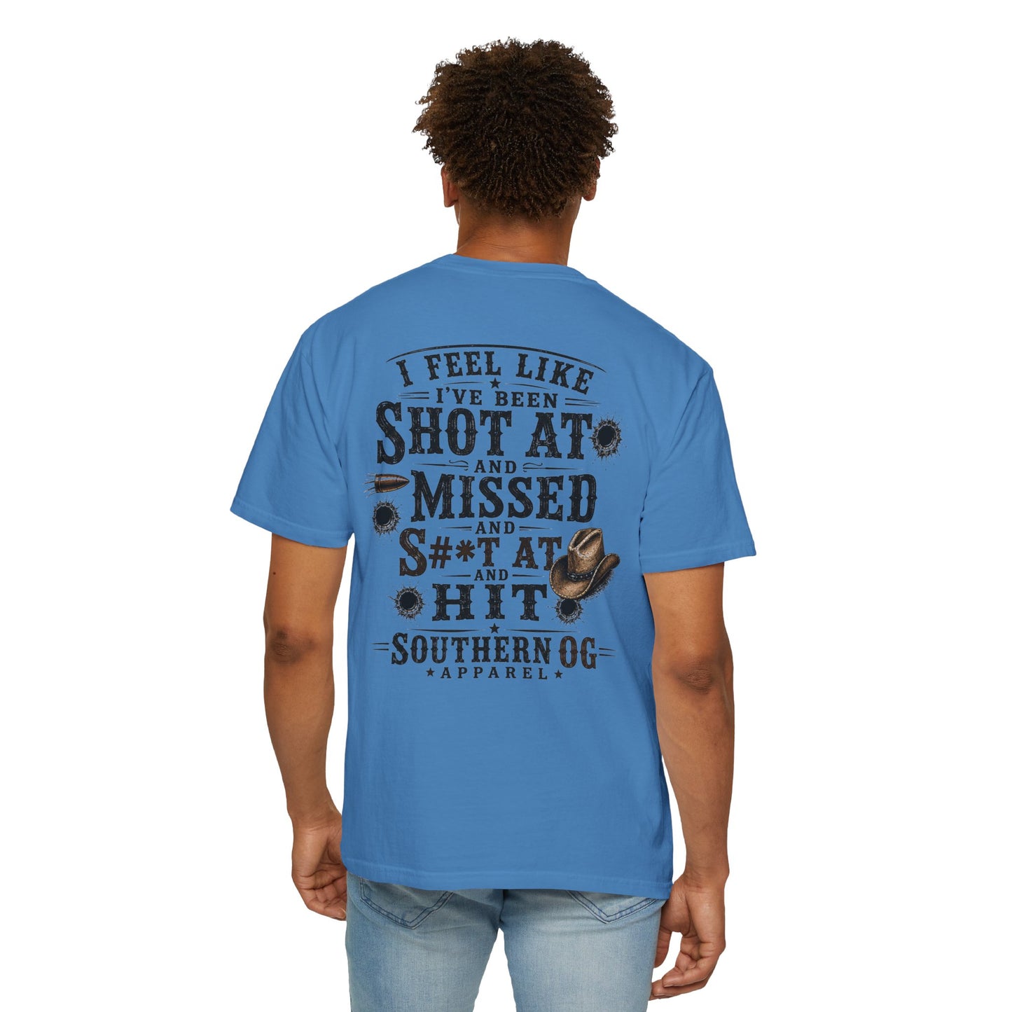 Shot At and Missed Graphic T-Shirt — Southern OG Western Cowboy Tee